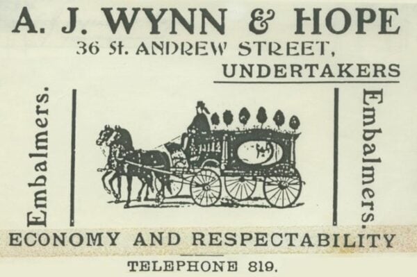 1887 Heritage Aj Wynn Hope Undertakers