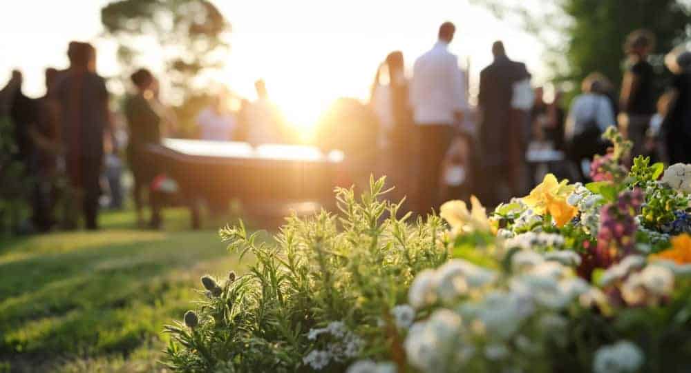 Funeral Service Outdoors